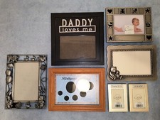 Bundle Lot of 7 Assorted Random Mixed Photo Baby Room Picture Frames