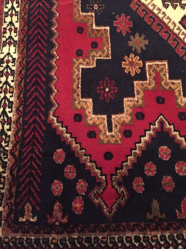 HANDMADE RUG 100% WOOL STUNNING - FREE DELIVERY - Picture 4 of 12