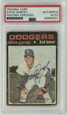 1971 Topps Steve Garvey Signed RC Rookie Card PSA DNA COA Certified Autographed