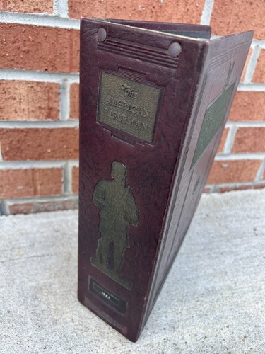 NRA The AMERICAN RIFLEMAN 1954 Magazine w/ Faux Leather Binder All 12 Issues - Picture 2 of 10