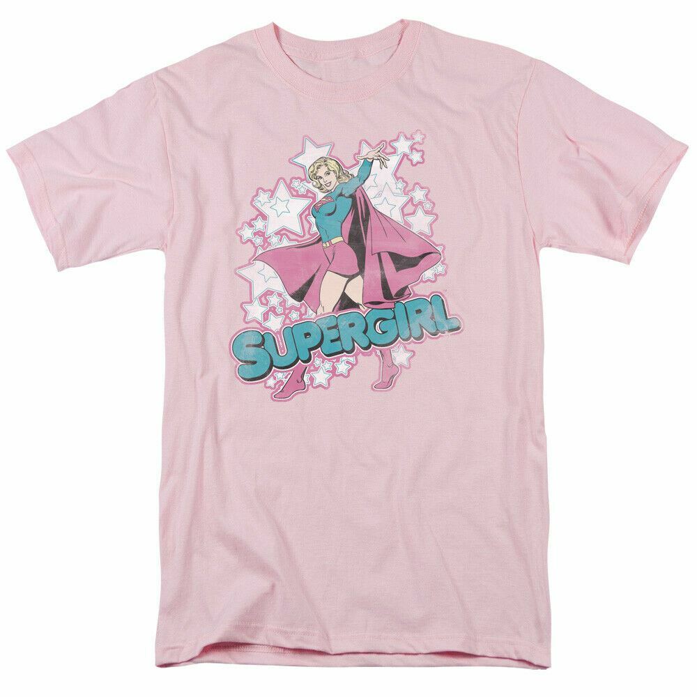 Supergirl Im Supergirl T Shirt Mens Licensed Kara Zorel DC Comics Tee Light  Pink