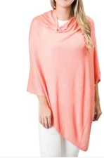 Lexi York Bamboo Poncho Women's One Size. New