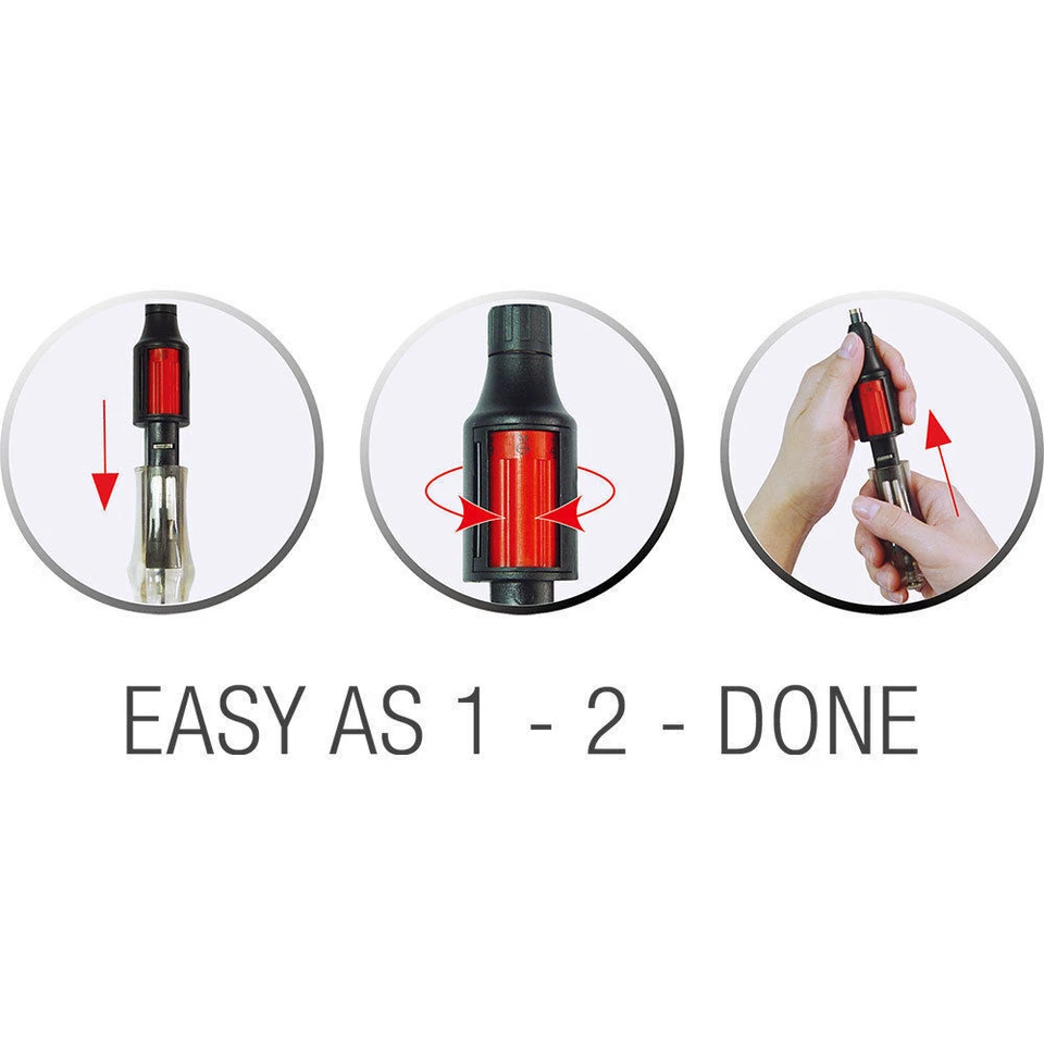 Doss Autoloading Precision Screwdriver w/ Gearless Ratchet Phillips/Flat Head - image 3 of 4