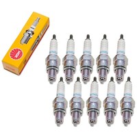 ZüNdkerzen Set Ngk 10X CR7HSA EntstöRt, 12,7Mm Kurzgewinde Ø 10,0Mm, 4549 / 6016