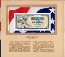 Most Treasured Banknotes Yugoslavia 50 Dinara 1968 P 83c UNC Birthday 1975