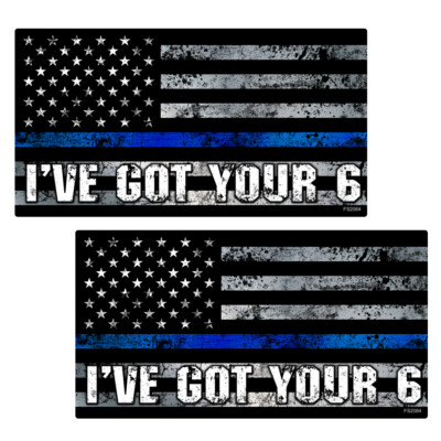 Thin Blue Line Vehicle Thin Blue Line American Flag Decal - Police Support Vinyl Sticker For Vehicles & Windows (2.26x4 In) Portable Wheeled Cart - Foto 4
