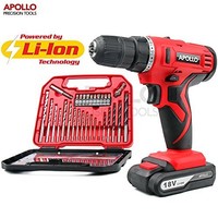 Apollo 18v Pro Cordless Combo Drill Driver With 1500 Mah Lithium-ion Battery, 2 Apollo 18v Pro Cordless Combo Drill Driver With 1500 Mah Lithium-ion Battery, 2