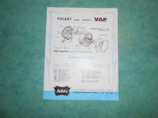Nomenclature ABG Vap volant magnétique type 2 VG ou 2 VD 15 ancien modèle