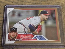 2023 Topps #159 A.J. Minter Gold SP #/2023 Atlanta Braves Nmmt
