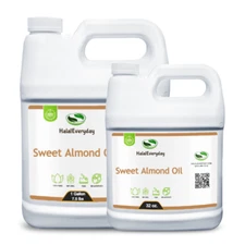 Sweet Almond Oil Bulk Wholesale | 32 oz. or 1 Gallon | 100% Pure Cold Pressed