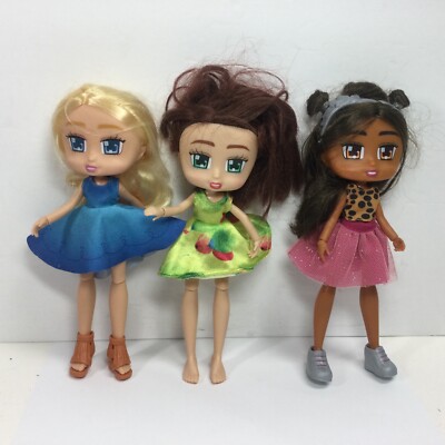 Boxey Girls doll lot of 3 Brooklyn Willa Nomi fashion figure 8in