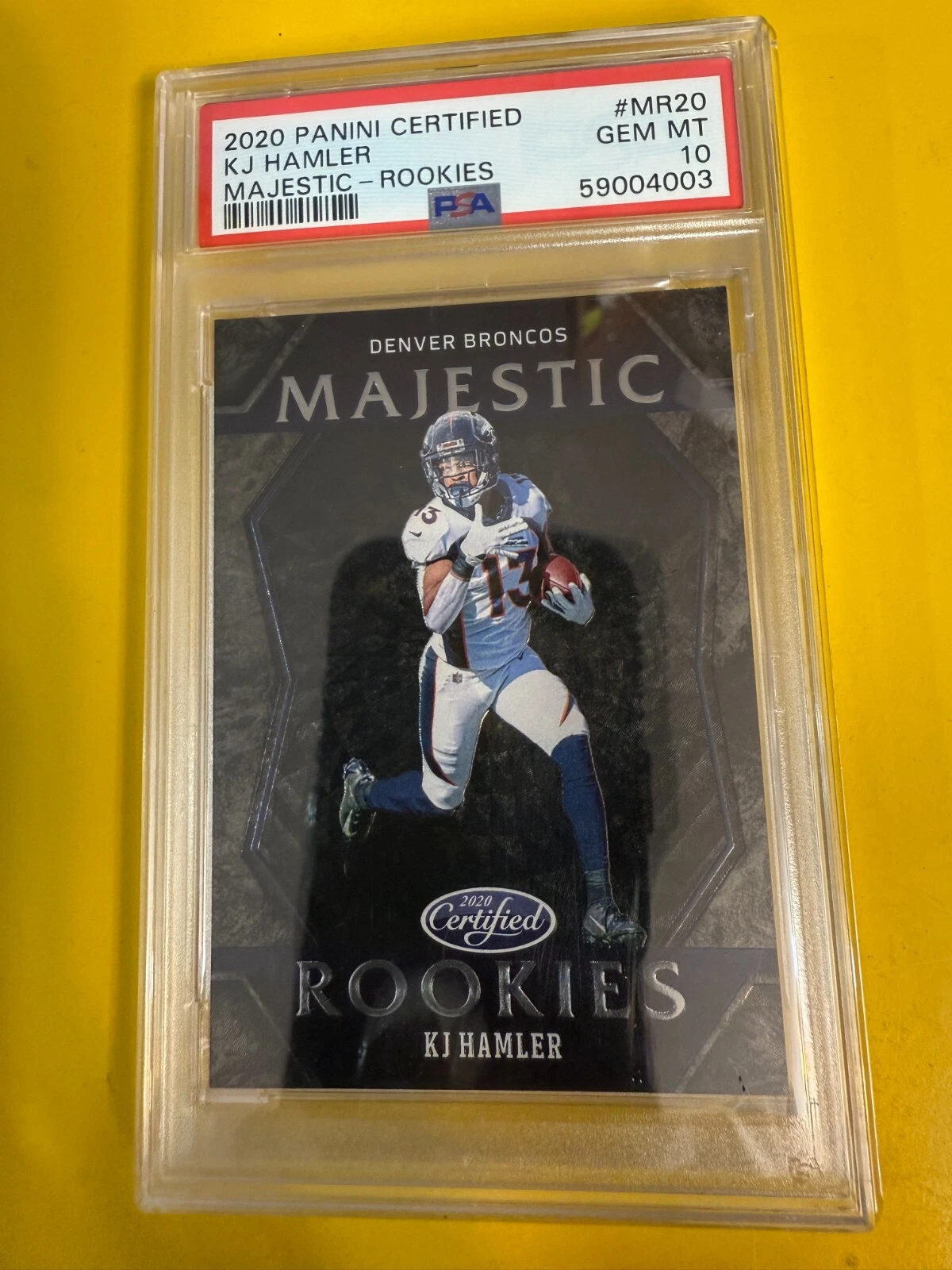 KJ Hamler Panini Certified Majestic #MR20 Rookies