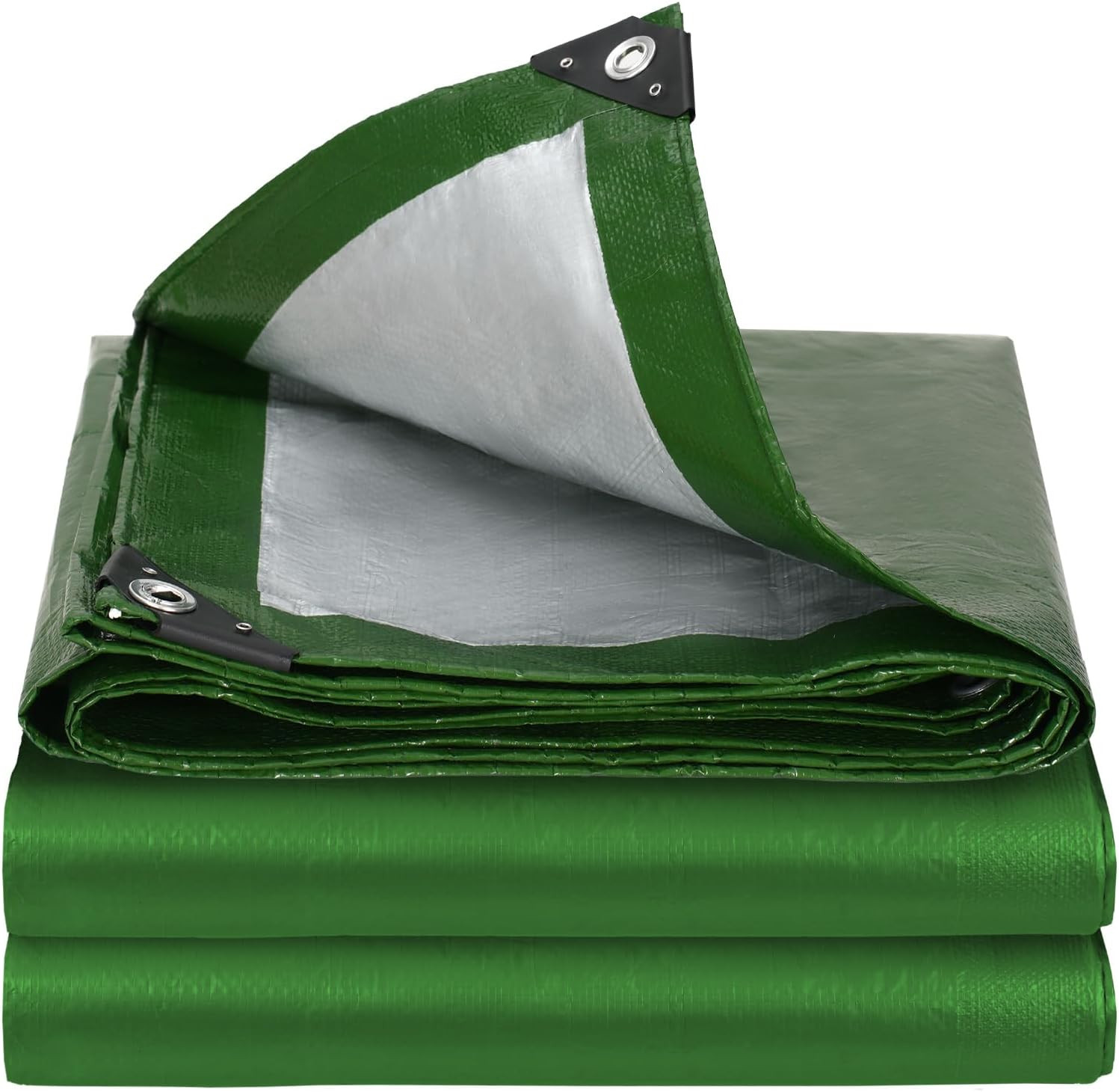 Tarpaulin Waterproof Heavy Duty - 2M X 3M 100Gsm Tarp Cover with Reinforced Eyel