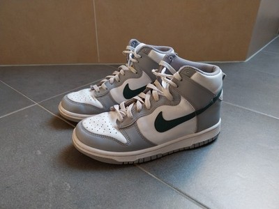 Nike Dunk high Gr 39 6,5 weiß grün grau