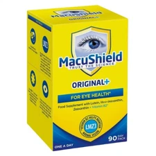 MacuShield Original Plus Capsules, Eye Health Food Supplement cont - 90 day pack
