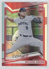 2022 Panini Elite Extra Edition Status Red 279/299 Michael Knorr #75 0e1