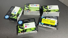 Lot Genuine HP 932XL Black 932 933XL 933 Cyan Magenta Yellow Cartridges 2024-26