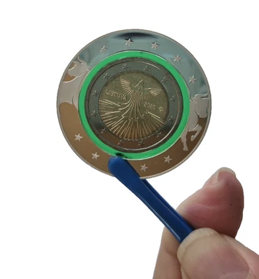Litauen 2 EURO MÜNZE 2026 "Energieunabhängigkeit" im  grünen POLYMER-RING unz. - Bild 1 von 3