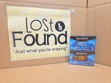 LOT of 2: Sony VHS-C VIDEO Camcorder CASSETTE TAPES Premium Grade - NEW