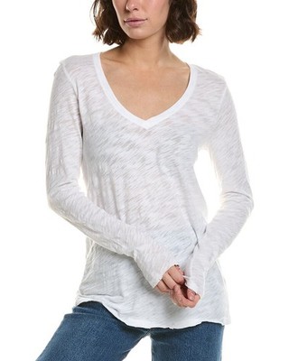 Atm Anthony Thomas Melillo V-Neck Slub T-Shirt Women's