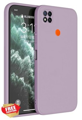 HAFFAN Redmi 9C/10A Case 6.53'' - Grass Purple TPU Silicone Cover