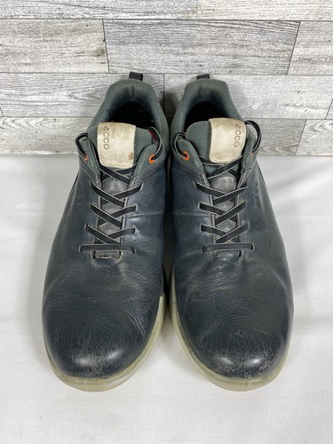 ECCO Hybrid Golf Hombres EU 44 US 10-10.5 Ancho Verde Yak Cuero Gore-Tex Sin Tacos - Imagen 3 de 9