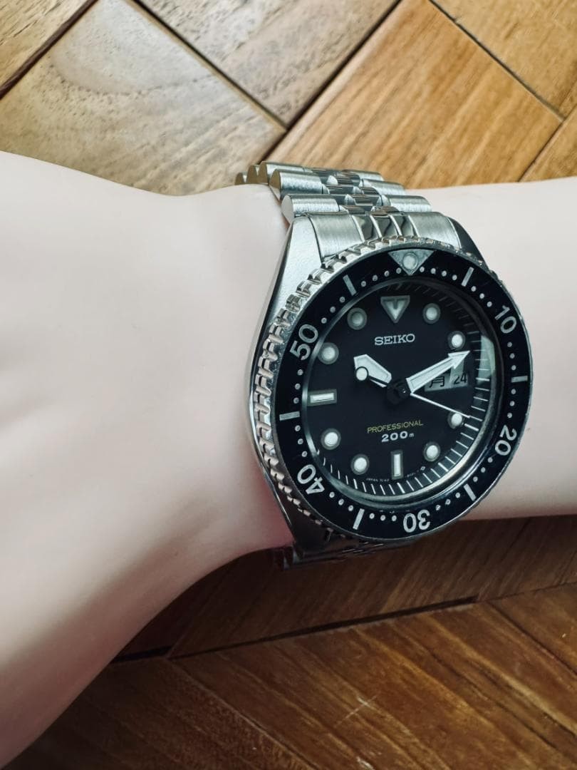 5247 1円～ SEIKO セイコー 7C43-6010 PROFESSIONAL 200m