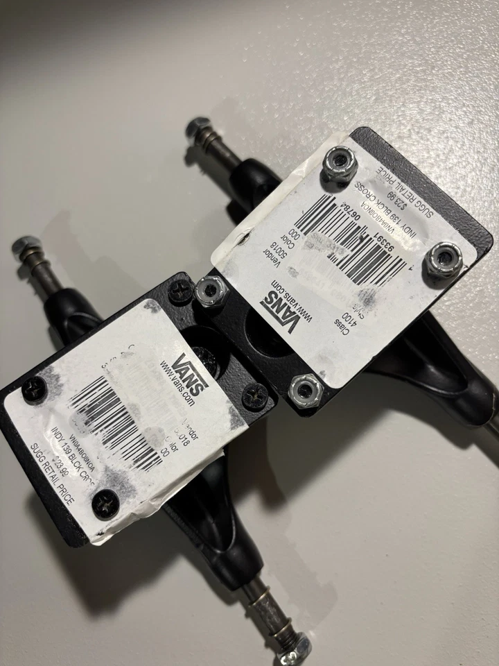 Independent X Vans Stage 11 Camiones Negro Cruz 139/144 Nuevo de Lote Antiguo Patineta Par Indy Foto 2 de 4