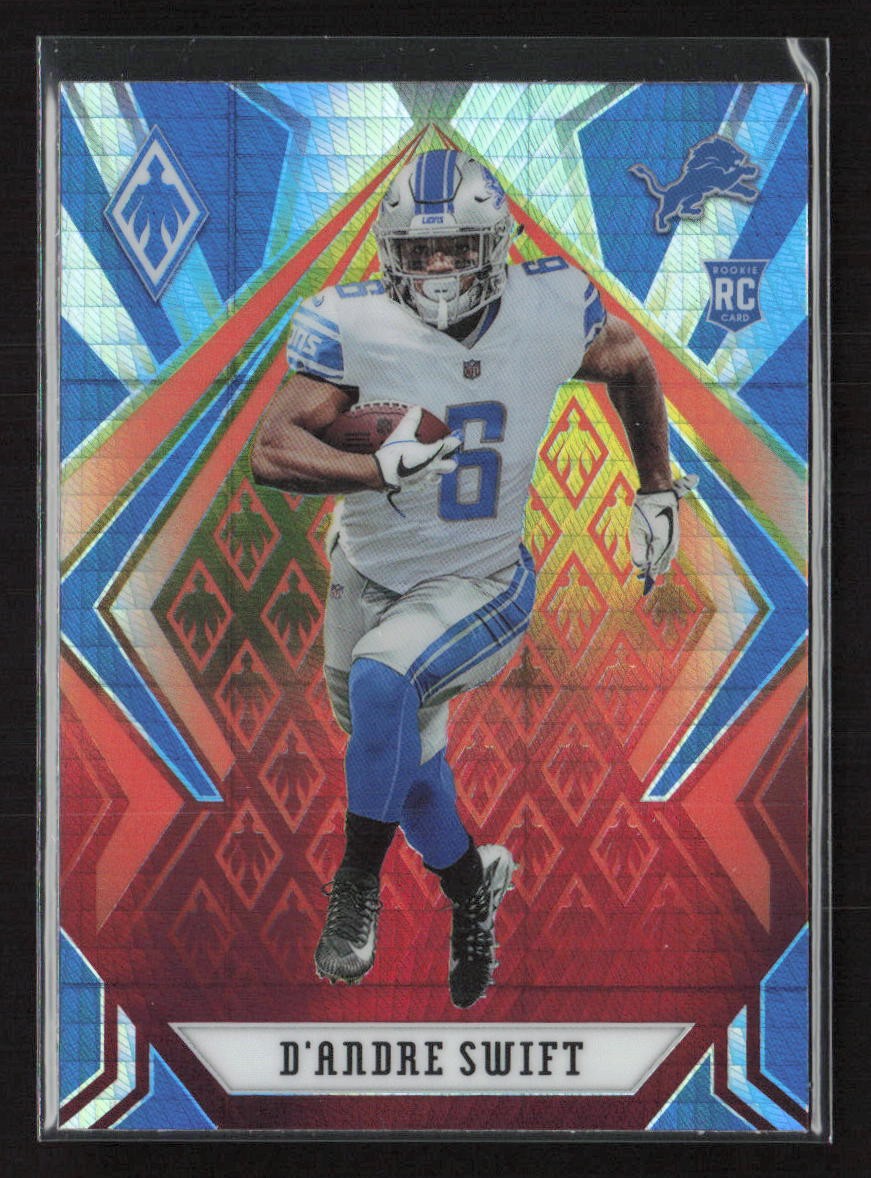 2020 Panini Phoenix Fire Burst #109 D'Andre Swift - NM/MT+ RC