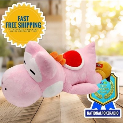 Universal Studios Super Nintendo World Pink Yoshi Sleeping Plush