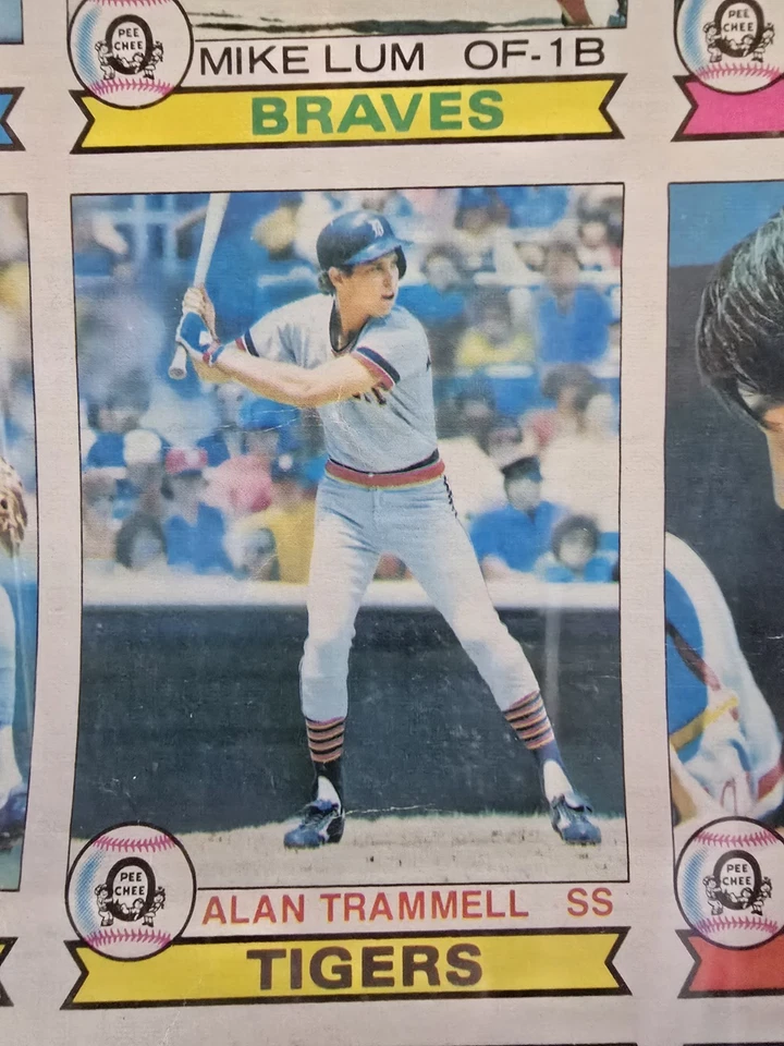 1979 O PEE CHEE Uncut Sheet Ozzie Smith RC Munson Yaz Reggie Brock Dawson OPC - Image 4 of 4