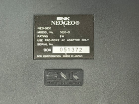 NEO GEO AES Console System NEO-0 Controller SNK Boxed Tested  NTSC-J  #051372