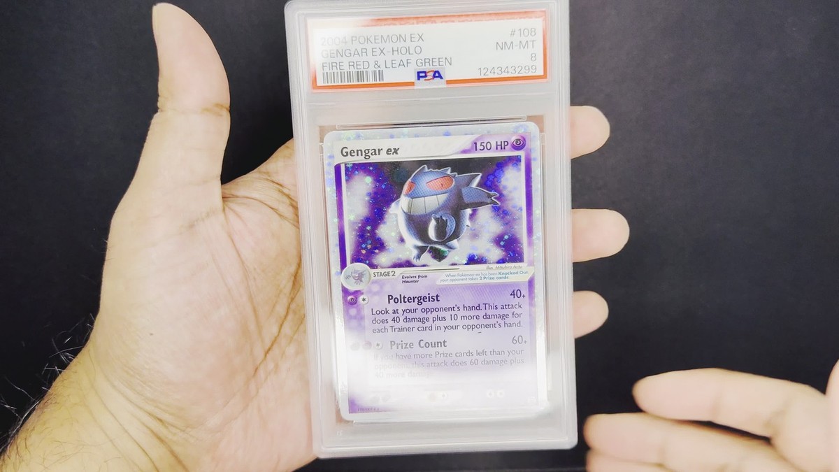 2004 Pokémon Gengar EX Fire Red Leaf Green #108 - PSA 8 NM-MT 2