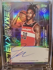  2026 Topps 3 - Jamir Watkins RC (Remarkable) *Holo* Autograph /49...Wizards