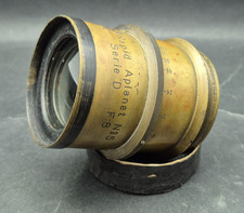 Emil Busch Rapid Aplanat No 5 Series D F.8 BRASS LENS RARE