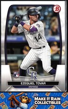 Ezequiel Tovar 2023 Bowman #15 Colorado Rockies Rookie RC