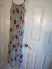 INC maxi summer dress spaghetti straps size S used