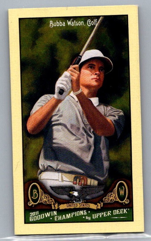 2011 Upper Deck Goodwin Champions #29 Bubba Watson Mini