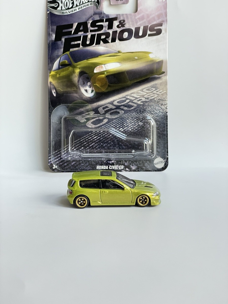 Hot Wheels Honda Civic EG Fast Furious Silver Series - CUSTOM