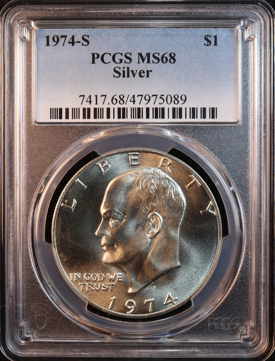 MS 68 Graded Eisenhower Dollars 1971-1978 for sale | eBay