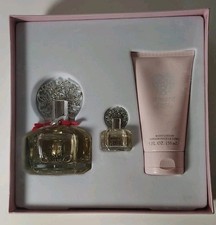 Vince Camuto Amore' Perfume Gift Box Set Body Lotion 3 Pieces Unused Pink Flower
