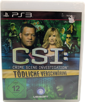 Csi Crime Scene Investigation TöDliche VerschwöRung Playstation 3 PS3 Ubisoft