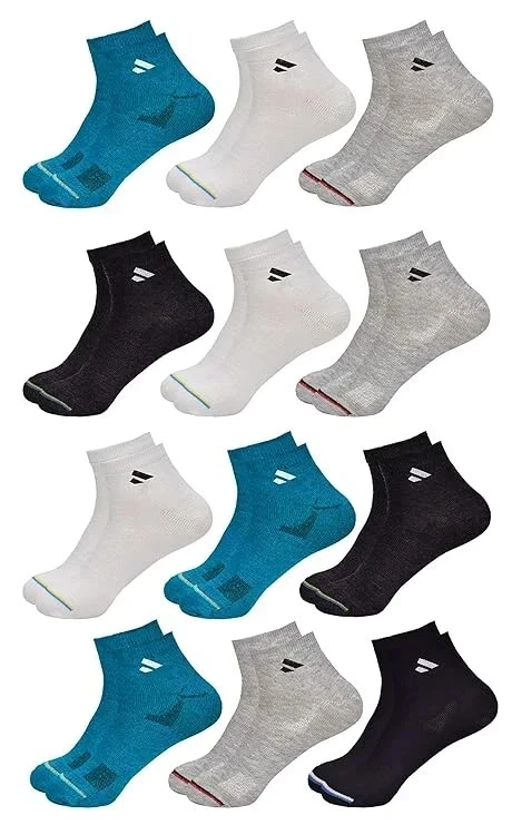 Socks Ankle Low Cut Cotton Pairs Casual Sport Men Women, Multicolor 6 Pair
Opens in a new window or