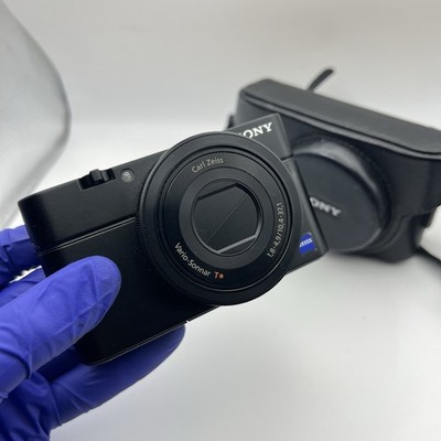 Sony Cyber-shot DSC-RX100 20,2 MP Digitalkamera - Schwarz - Getestet Gebraucht