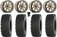 ITP Inertia Bdlk 14" Wheels Br +40mm 27" BDC Tires Can-Am Renegade Outlander