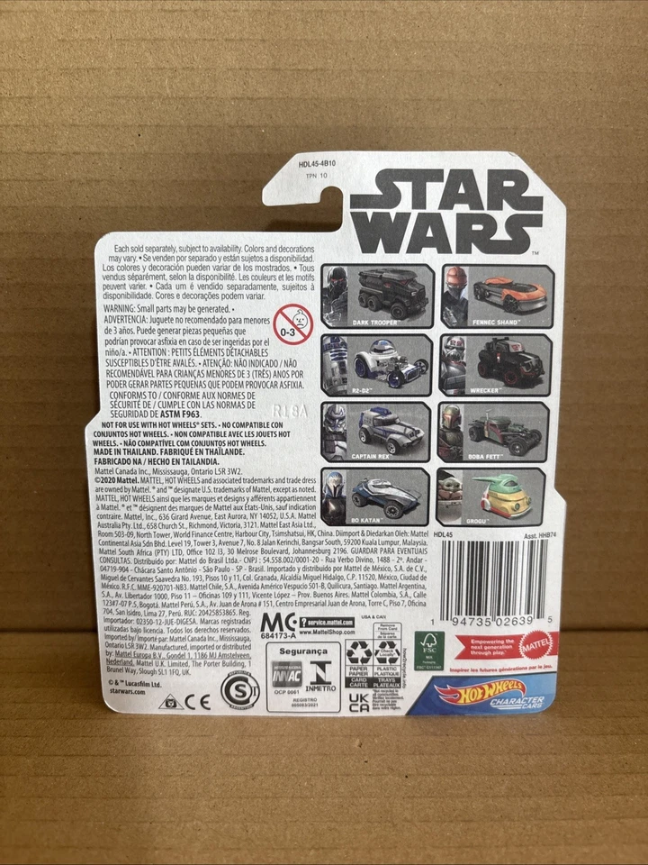 Star Wars Hot Wheels Dark Trooper 2022 personaje coche die-cast vehículo marca  Foto 2 de 2