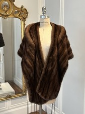 Gorgeous Luxurious Vintage Mink Stole Wrap
