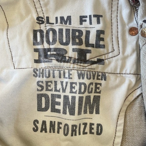 RRL Double RL Shuttle Woven Selvedge Denim Button Fly Size 32x32 Western - Picture 13 of 13