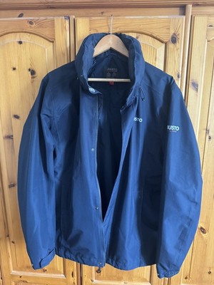 MUSTO Herren Segeljacke mit Kapuze wasserdicht blau Größe L
