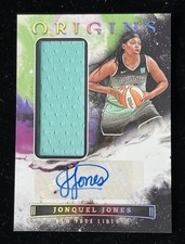 Jonquel Jones Signed 2023 Panini WNBA Origins Patch Autograph  Liberty